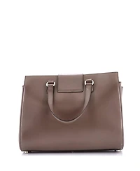 Pre-Owned Gucci Medium Lady Lock Tote Leather