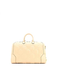 Pre-Owned Gucci Medium Convertible Boston Top Handle Bag Gg Matelasse Leather