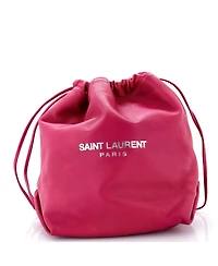 Pre-Owned Saint Laurent Large Teddy Bucket Bag Leather