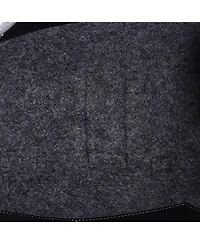 Pre-Owned Chloe Large Woody Tote Recycled Felt with Leather and Canvas