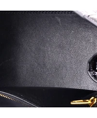 Pre-Owned Balenciaga Hourglass Top Handle Bag Embossed Leather