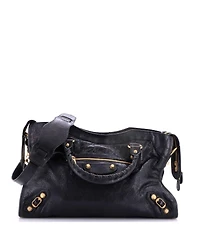 Pre-Owned Balenciaga Medium City Giant Studs Bag Leather