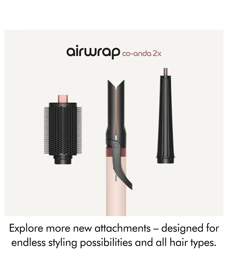 Dyson Air Straightener 2x Airwrap Co-anda2x Attachment | Black