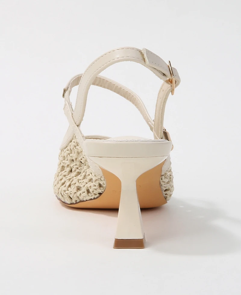 Berness Calloway Woven Slingback Heels