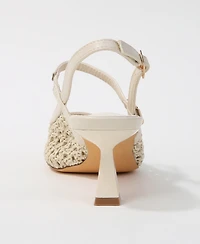 Berness Calloway Woven Slingback Heels