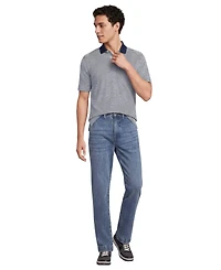 Lands' End Men's Stretch Comfort Waist Classic Straight Fit Denim Trouser
