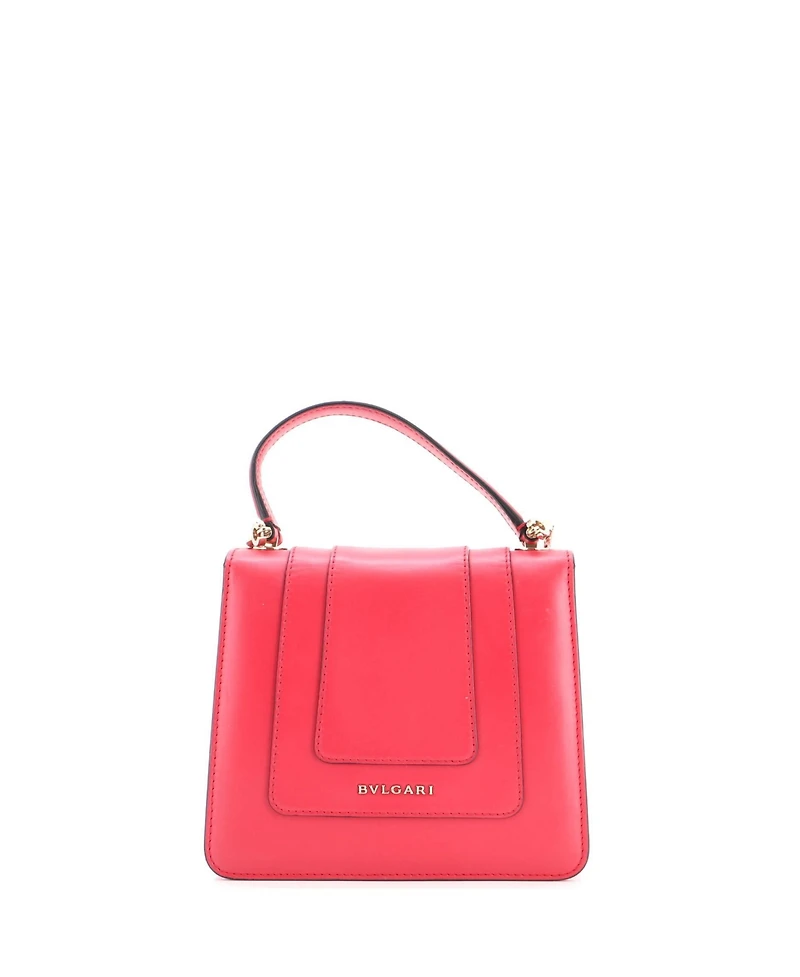 Pre-Owned Bvlgari Small Serpenti Forever Top Handle Bag Leather