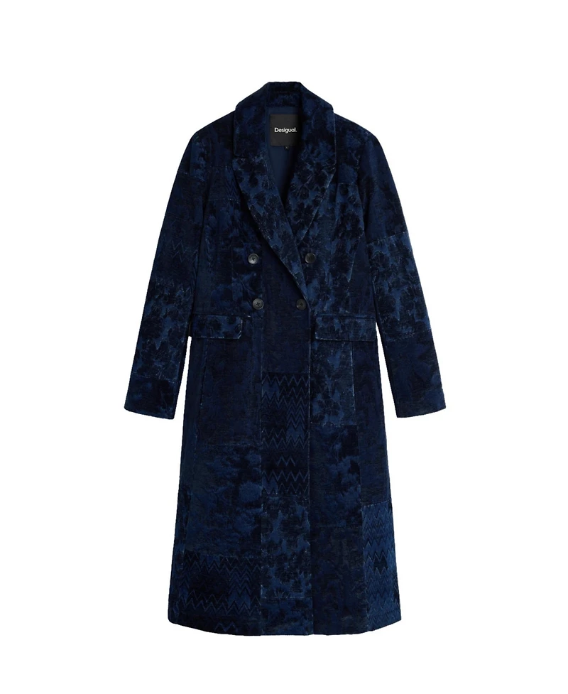 Desigual Women's Straight jacquard coat