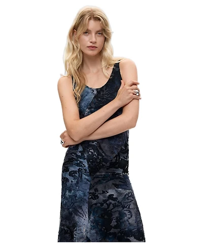 Desigual Women's Strappy knit dress