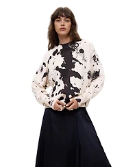 Desigual Women's Animal print sweater