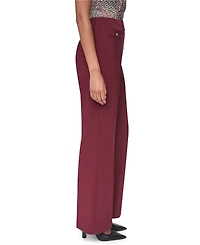 Dkny Petite Tech Tailoring Straight-Leg Mid-Rise Trouser