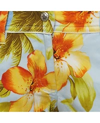 Dolce & Gabbana Women's Floral-Print Mid-Rise Denim Shorts, 7" Inseam
