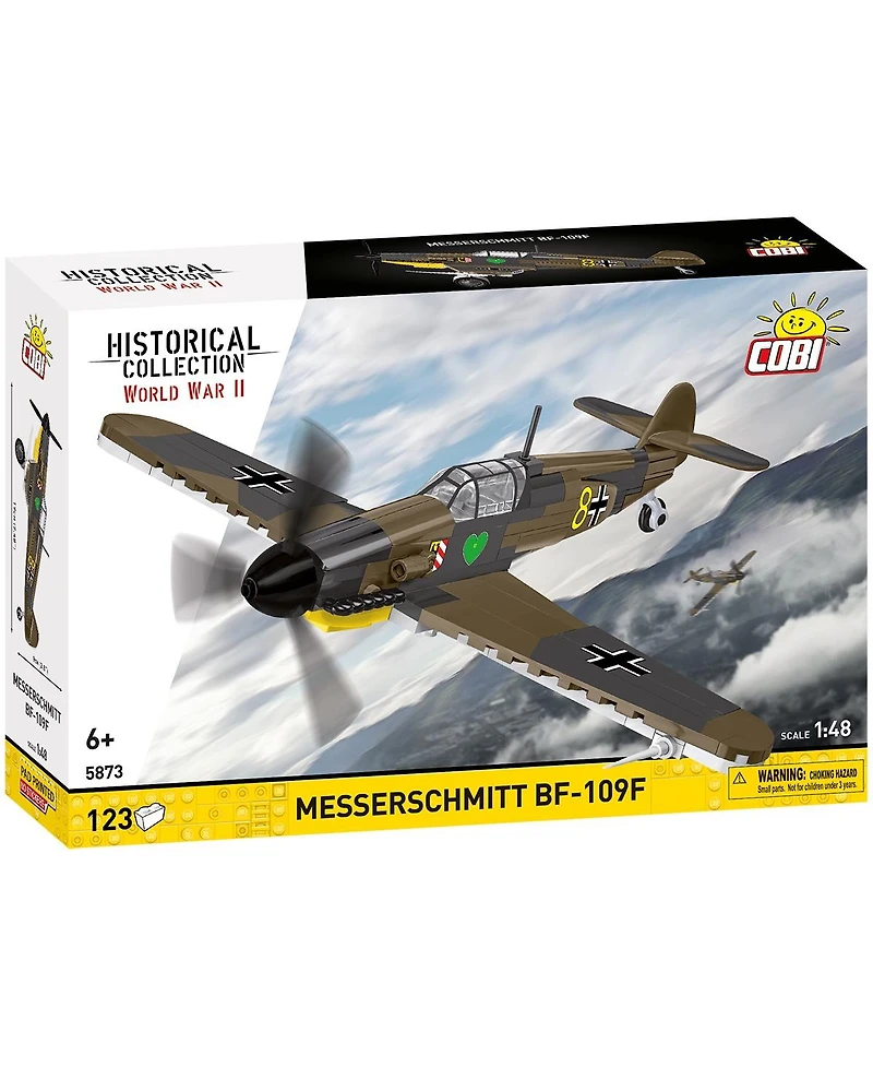 Cobi Wwii Historical Collection Messerschmitt Bf 109F 123-Piece Building Set, Ages 6+