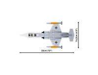 Cobi Armed Forces Lockheed F-104 Starfighter 428-Piece Building Set, Retractable Landing Gear, Ages 8+