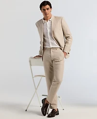 Perry Ellis Men's Herringbone Linen Blazer