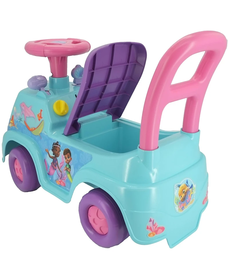 Kiddieland Ariel Sea Ride-On with Interactive Lights and Sounds, Ages 1+