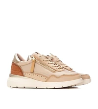 Xti Women's Leather Casual Slip On Carmela Collection Sneakers