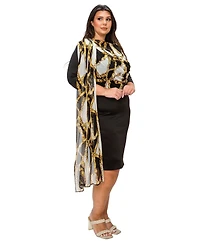 L I V D Plus Gia Cape Dress