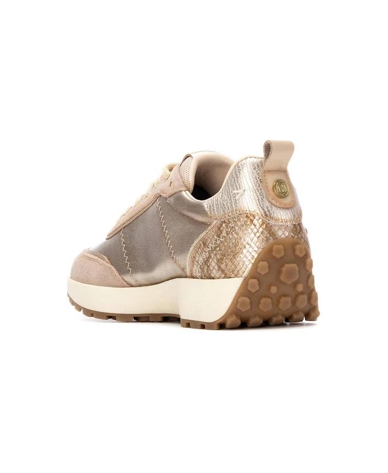 Xti Women's Leather Lace-Up Sneakers Carmela Collection