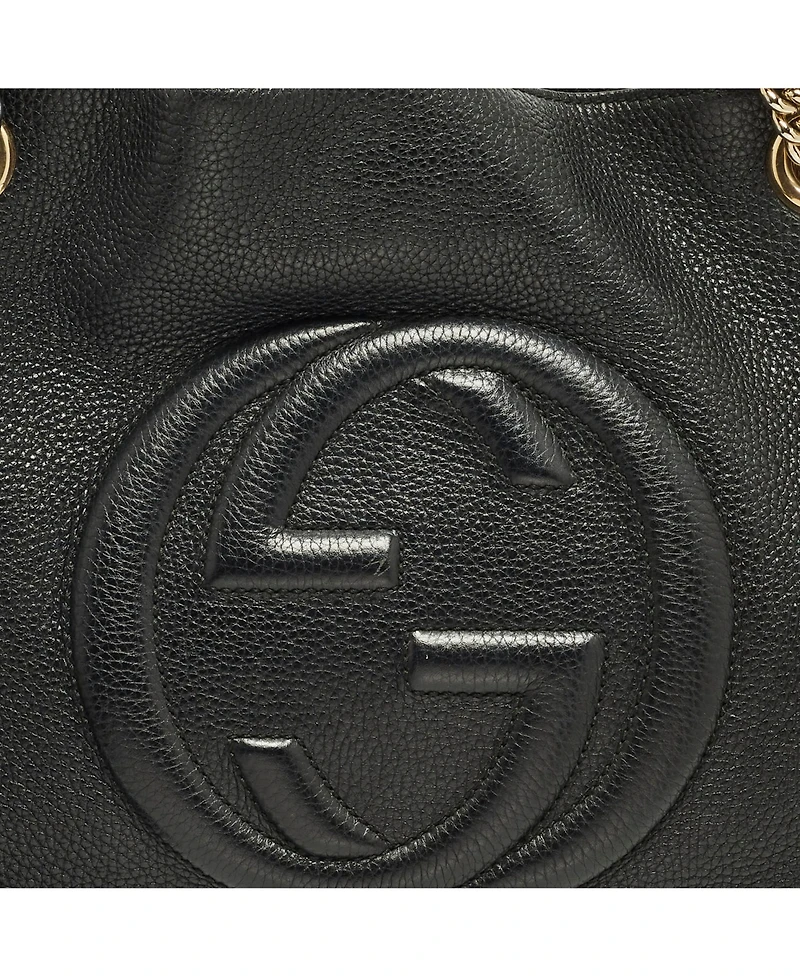 Pre-Owned Gucci Women's Soho Medium Leather Chain Shoulder Bag