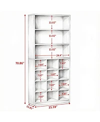 Slickblue Freestanding Shoe Cabinet for Hallway and Living Room