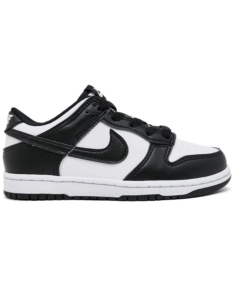 Nike Little Girls Dunk Low Leather Sneakers from Finish Line