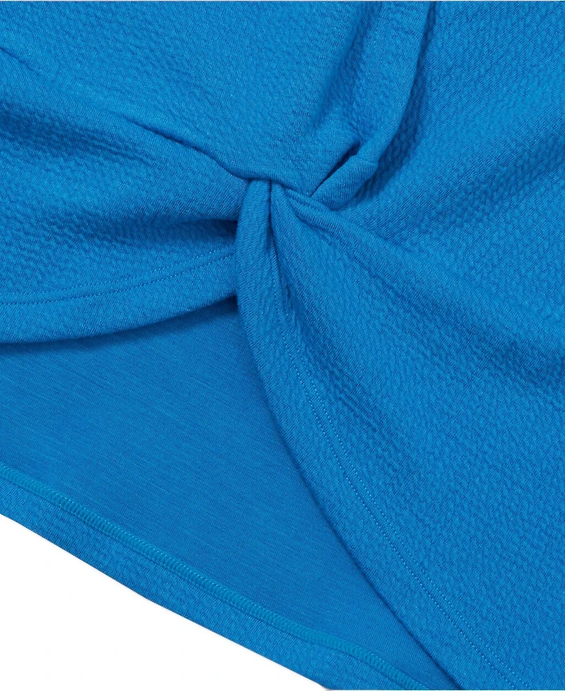 Lands' End Girls Long Sleeve Twist Back Active Top