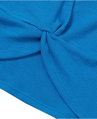 Lands' End Girls Long Sleeve Twist Back Active Top