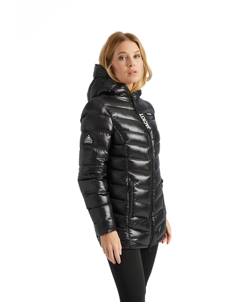 JACK1T Women's Hooded Down Coat Jacket