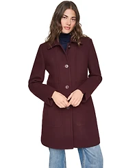 Andrew Marc Women's Emmeline Wool-Blend Belted Slim Coat
