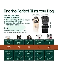 Double-Sided Grip Protective Dog Socks with Adjustable Straps for All Floors