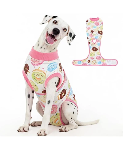 Post-Surgery Recovery Bodysuit Onesie for Dogs, E-Collar Alternative for Wound and Incision Protection