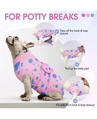 Soft Stretch Recovery Suit for Dogs, Post-Op Surgical Protective Bodysuit, E-Collar Alternative