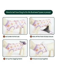 Soft Breathable Recovery Suit for Dogs Post-Surgery Wound Protection Onesie