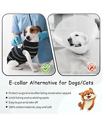 Soft Breathable Post-Surgery Recovery Onesie Suit for Dogs