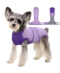 Cotton-Spandex Post-Surgery Recovery Bodysuit Onesie for Dogs