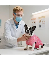 Post-Surgery Recovery Onesie Suit for Dogs and Cats, Soft Protective Wear