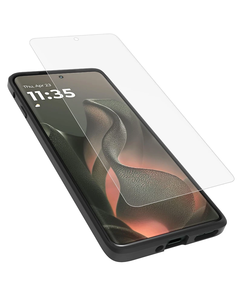 Case-Mate Tough 12 ft Drop Protection 9H Tempered Glass Case and Screen Protector, 2-Piece, Compatible with Motorola Moto Edge (2025)