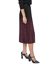 Dkny Women's High-Waisted Pleated Midi Skirt