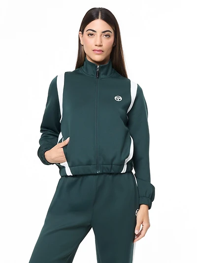 Sergio Tacchini Women's Anna High-Neck Cropped Track Jacket