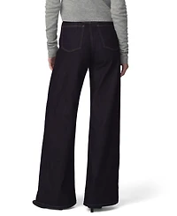 Joe's Jeans Petite Mia High-Rise Wide-Leg Stretch