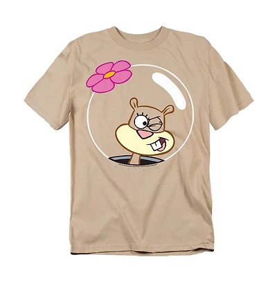 SpongeBob SquarePants Men's Sandy Wink Face Graphic Classic-Fit T-Shirt