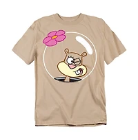 SpongeBob SquarePants Men's Sandy Wink Face Graphic Classic-Fit T-Shirt