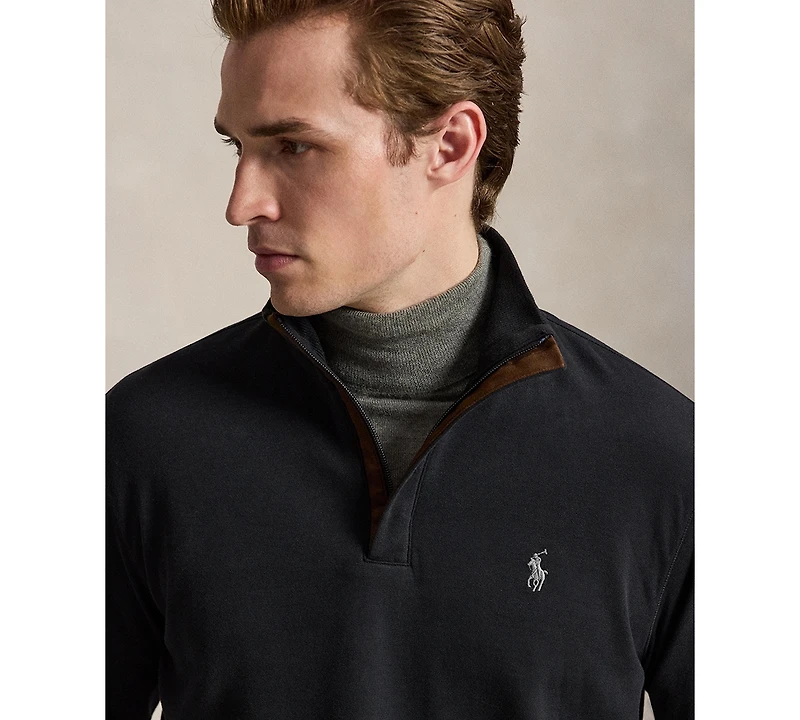 Polo Ralph Lauren Men's Luxury Jersey Quarter-Zip Pullover