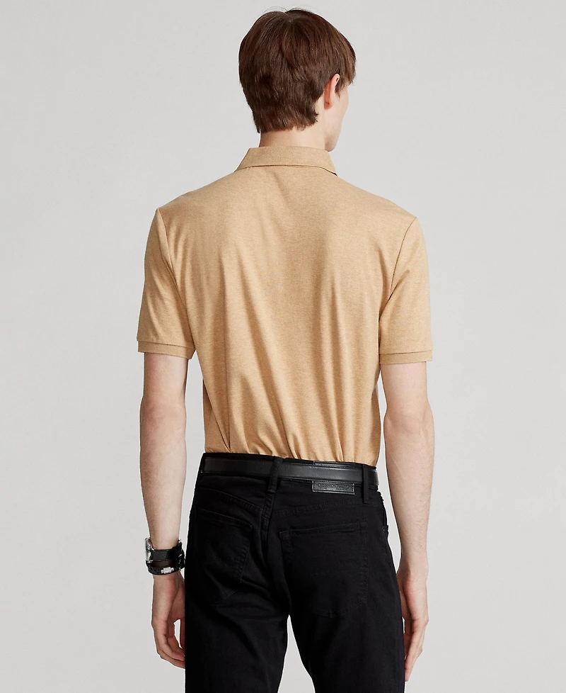 Men's Slim-Fit Soft Cotton Polo Shirt
