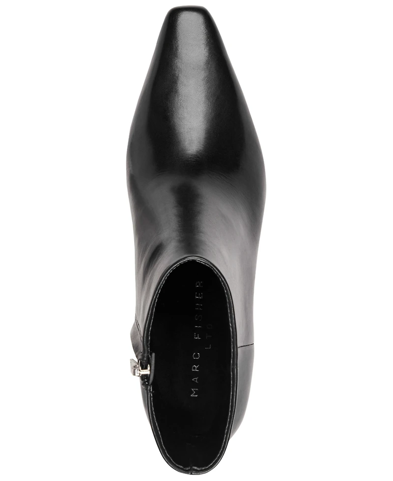 Marc Fisher Ltd Women's Kole Snip Toe Kitten Heel Dress Booties