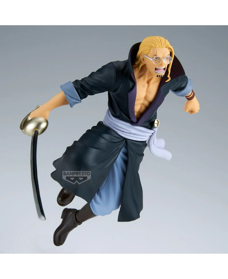 Banpresto One Piece Battle Record Silvers Rayleigh 4" Figurine, Ages 16+
