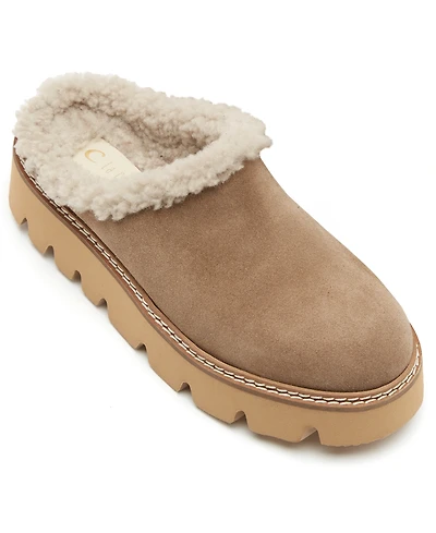 La Canadienne Women's Era City Dry Shearling-Lined Slip-On Mules