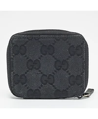 Pre-Owned Gucci women's Bree Gg Canvas and Leather Crossbody Bag