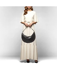 Pre-Owned Jacquemus Women's Le Sac Ovalo Leather Hobo Bag